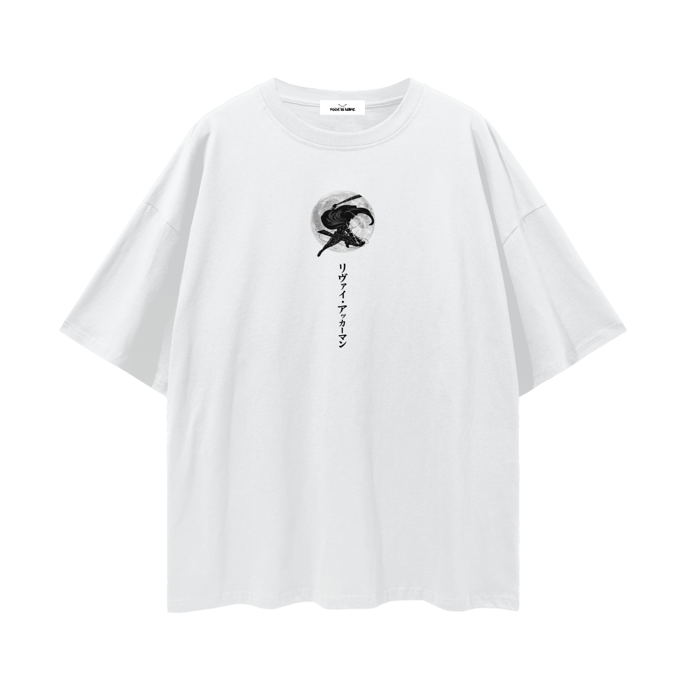 Camiseta Attack on Titan Levi. T-Shirt Attack on Titan. Maglietta Attack on Titan. Maillot Attack on Titan