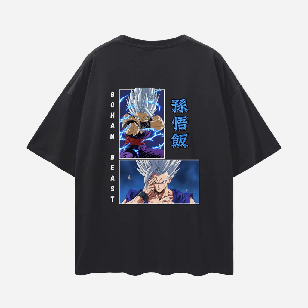 CAMISETA OVERSIZE GOHAN BEAST