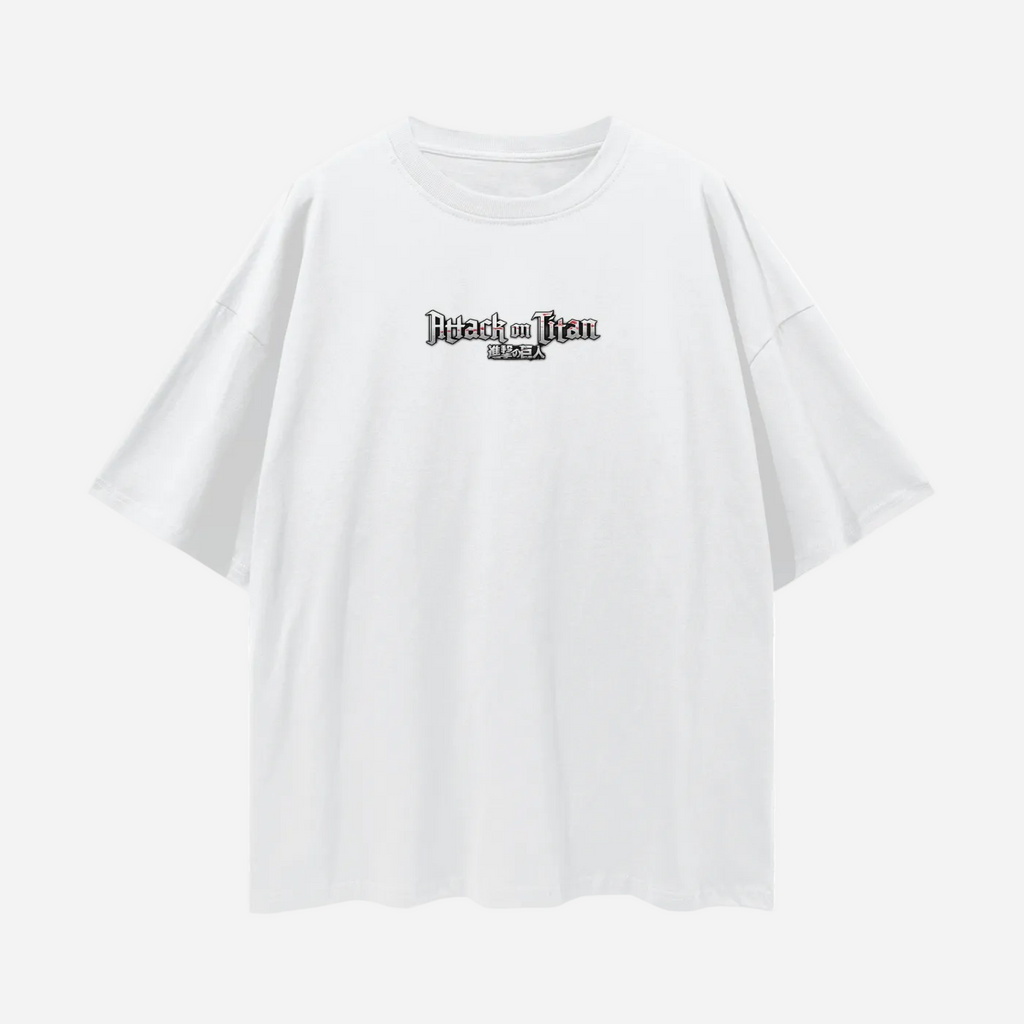 CAMISETA OVERSIZE EREN & TITAN