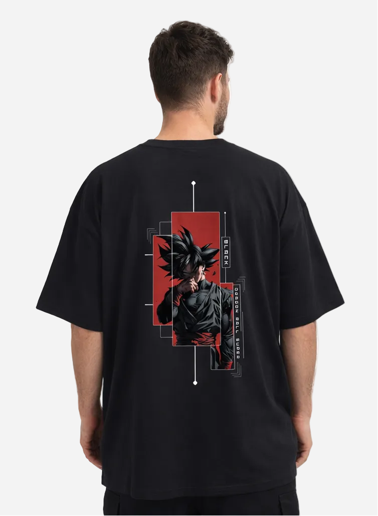 BLACK G OVERSIZED T-SHIRT