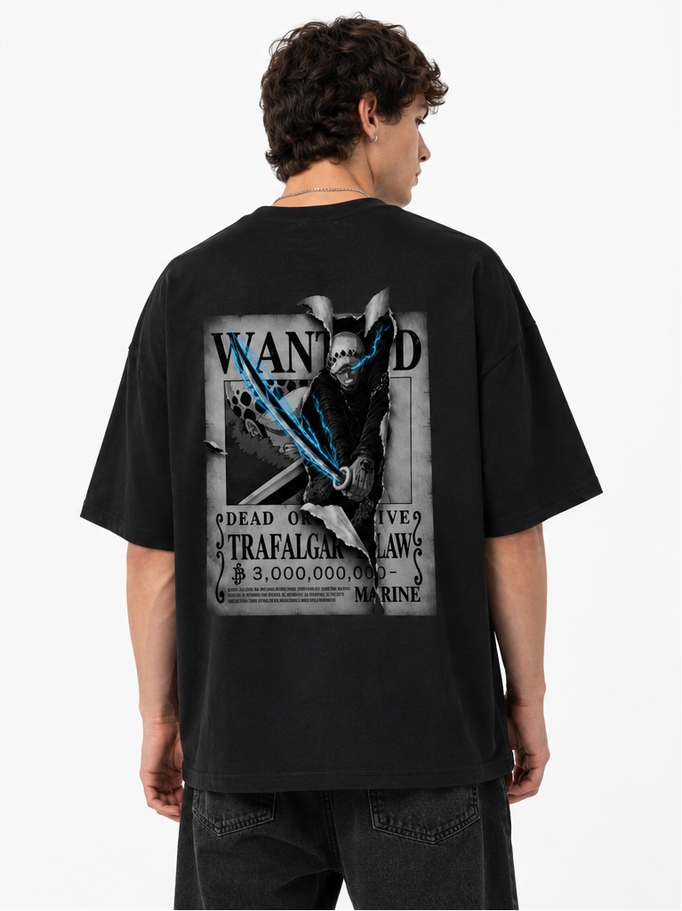 CAMISETA OVERSIZE PIRATE LAW