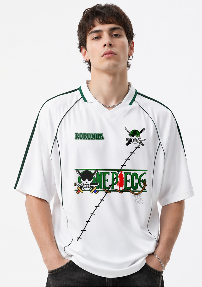 Camiseta One Piece Zoro. T-Shirt One Piece. Maglietta One Piece. Maillot One Piece