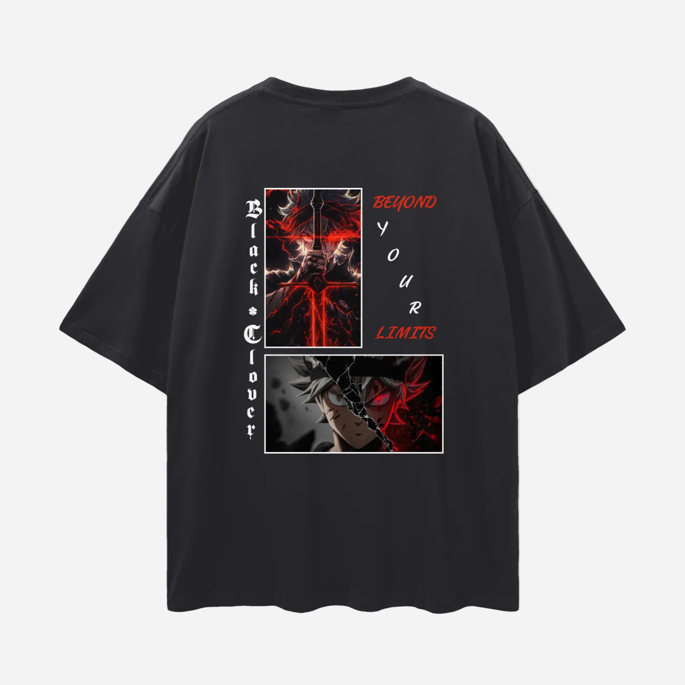 Camiseta Black Clover. T-Shirt Black Clover. Maglietta Black Clover. Maillot Black Clover