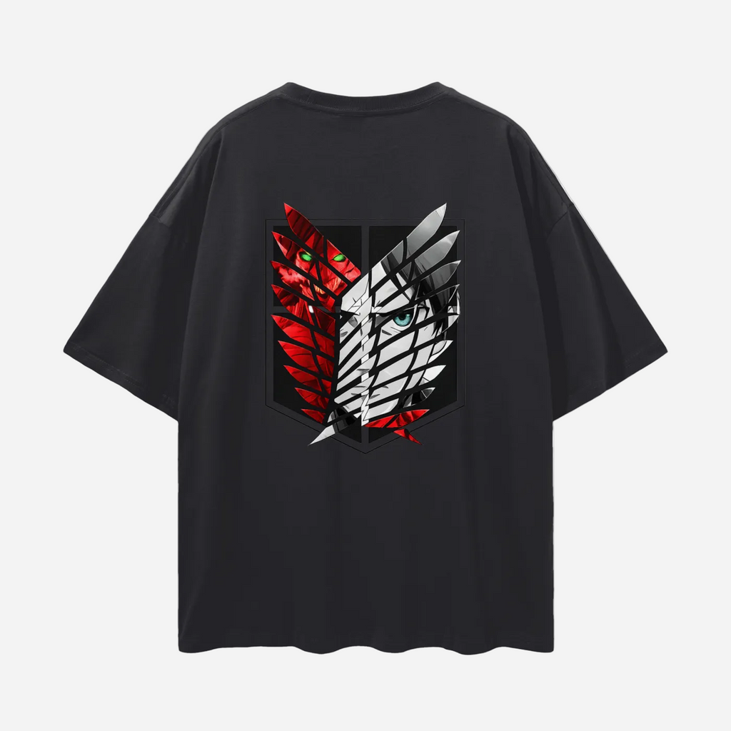 Camiseta Attack on Titan. T-Shirt Attack on Titan. Maglietta Attack on Titan. Maillot Attack on Titan