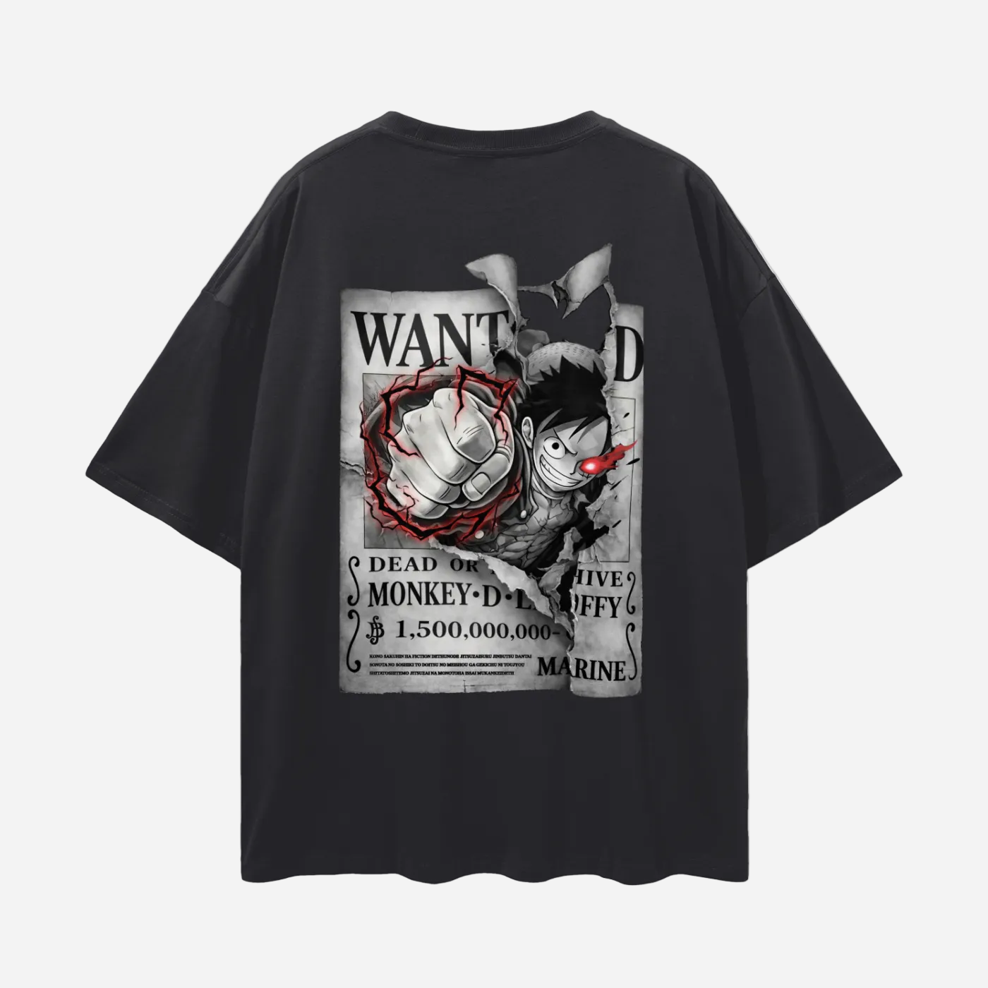 Camiseta One Piece Luffy. T-Shirt One Piece. Maglietta One Piece. Maillot One Piece