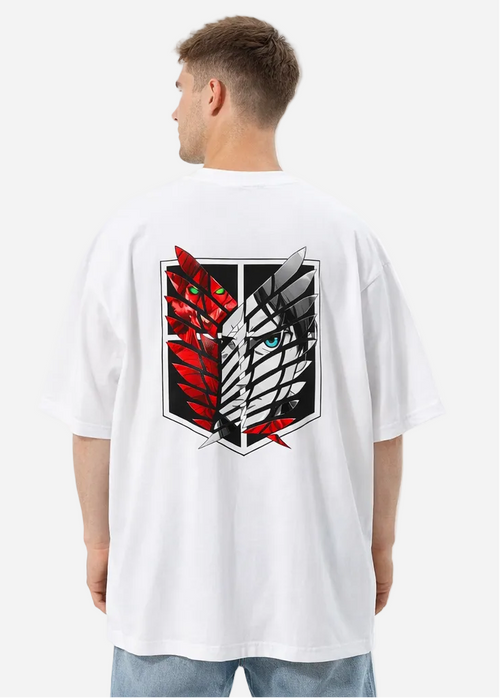 Camiseta Attack on Titan. T-Shirt Attack on Titan. Maglietta Attack on Titan. Maillot Attack on Titan