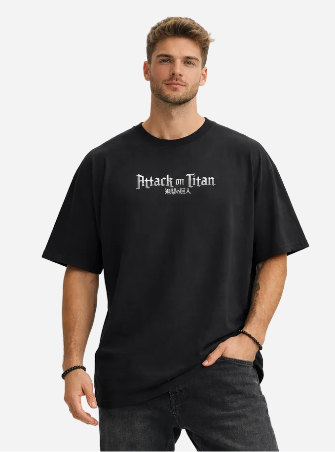 EREN &amp; TITAN OVERSIZED T-SHIRT