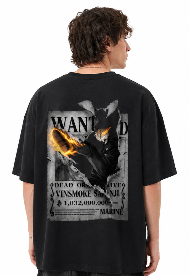 Camiseta One Piece Sanji. T-Shirt One Piece. Maglietta One Piece. Maillot One Piece